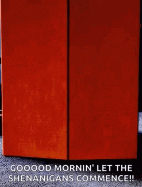 Good Morning Let Me Shenanigans Commence GIF