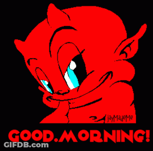 Good Morning Little Devil GIF