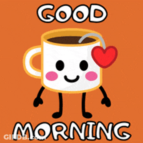 Good Morning Love Happy Coffee GIF