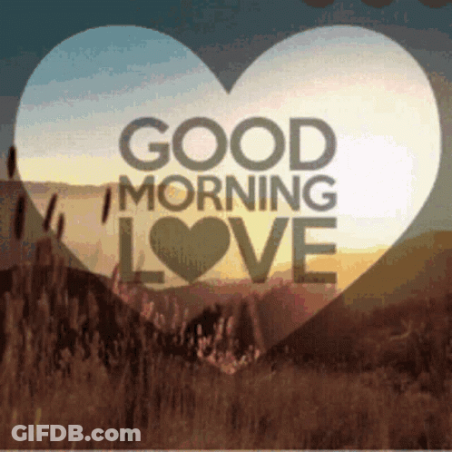 Good Morning Love Heart GIF