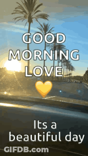 Good Morning Love It's Beautiful Day GIF