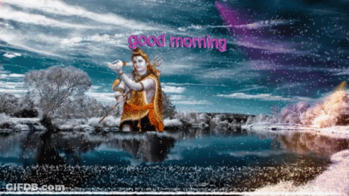 Good Morning Man In Water GIF