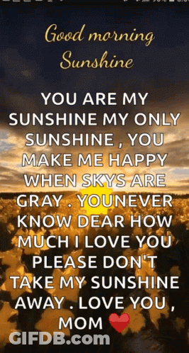Good Morning Message To Mom GIF