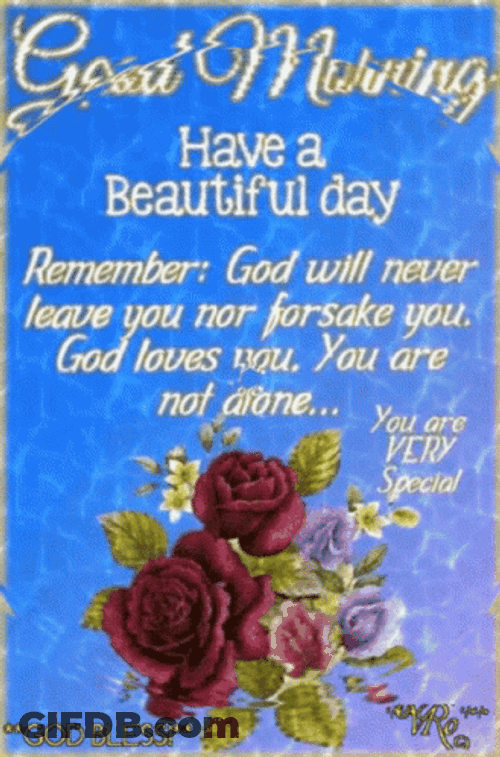 Good Morning Monday Blessings Beautiful Alone GIF