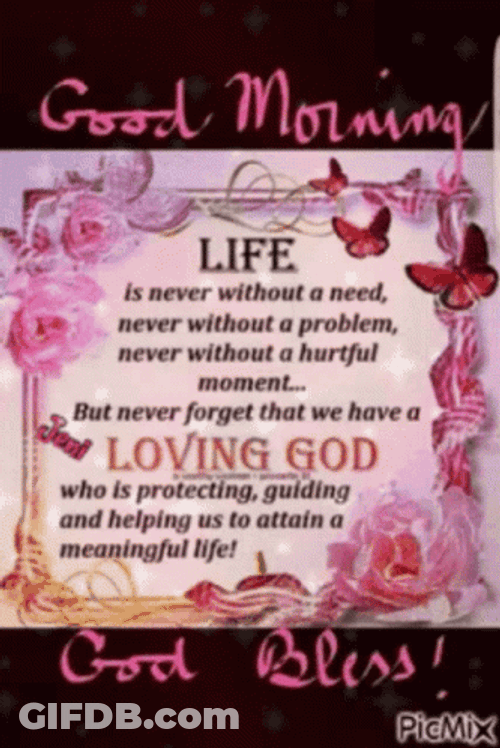 Good Morning Monday Blessings Loving God GIF