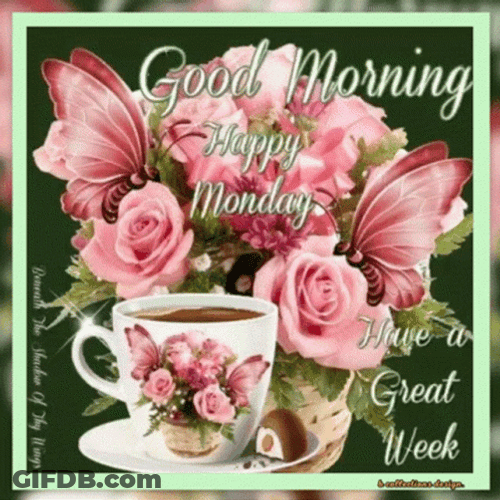 Good Morning Monday Blessings Week GIF