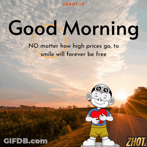 Good Morning Monkey Adage GIF