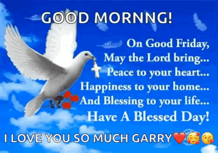 Good Morning Peace Dove Inspirational Day GIF