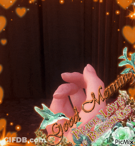 Good Morning Peace Love And Blessing GIF