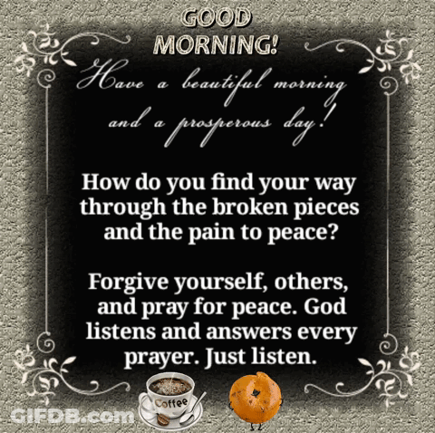 Good Morning Poster With Coffee GIF