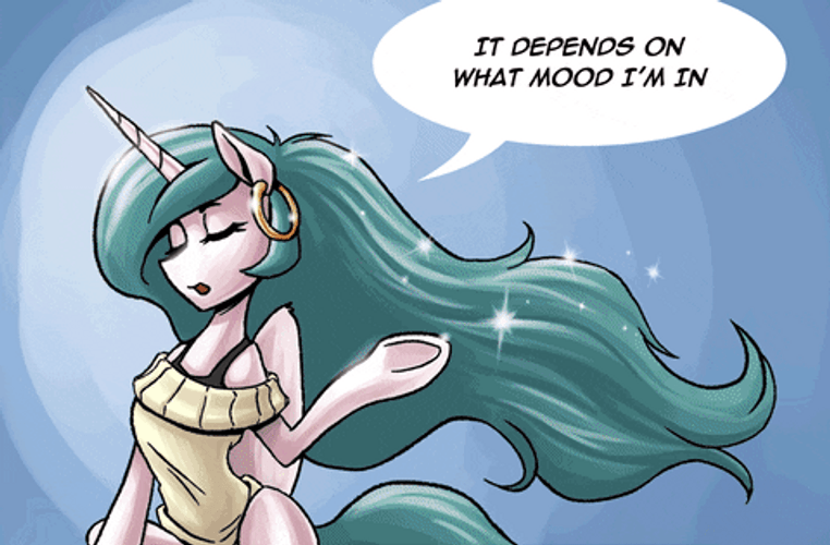 Good Morning Princess Celestia Changing Hair Color GIF