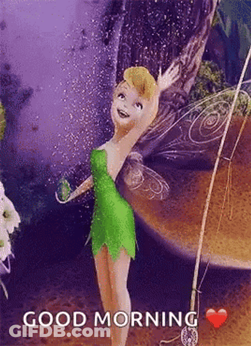 Good Morning Princess Tinkerbell GIF