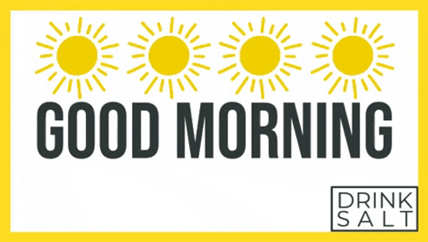 Good Morning Radiant Sun Energy GIF