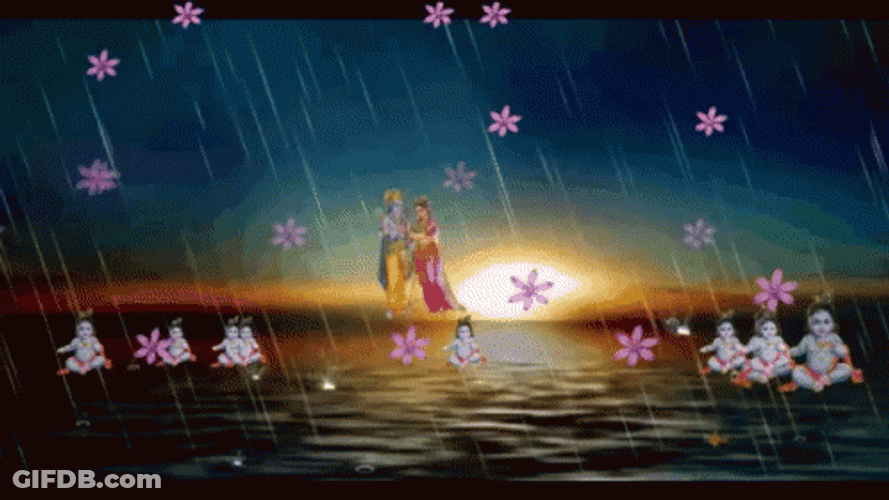 Good Morning Rainy Day Buddhist Tradition GIF