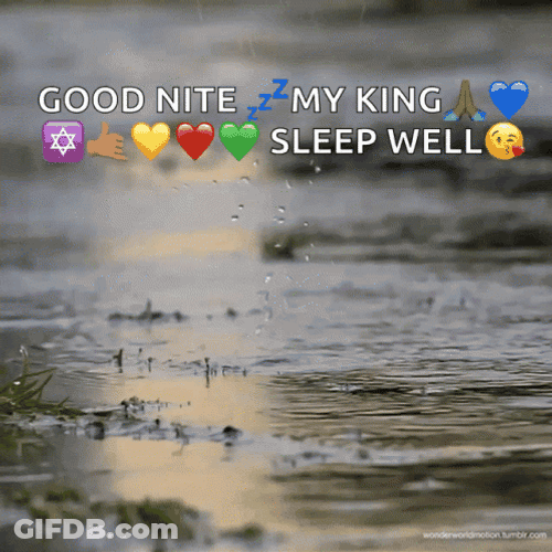 Good Morning Rainy Day Puddle My King GIF
