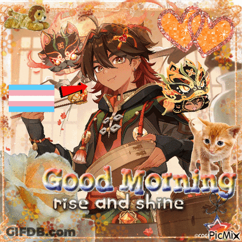 Good Morning Rise And Shine Card GIF