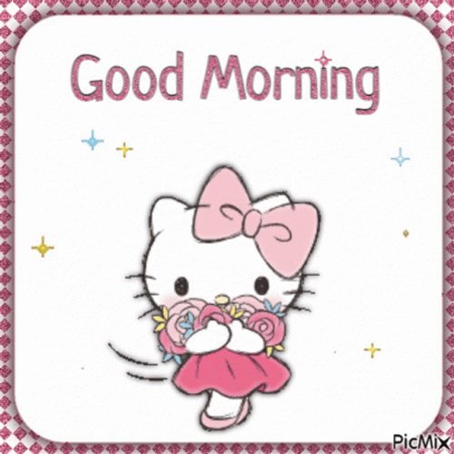 Good Morning Sanrio Hello Kitty GIF