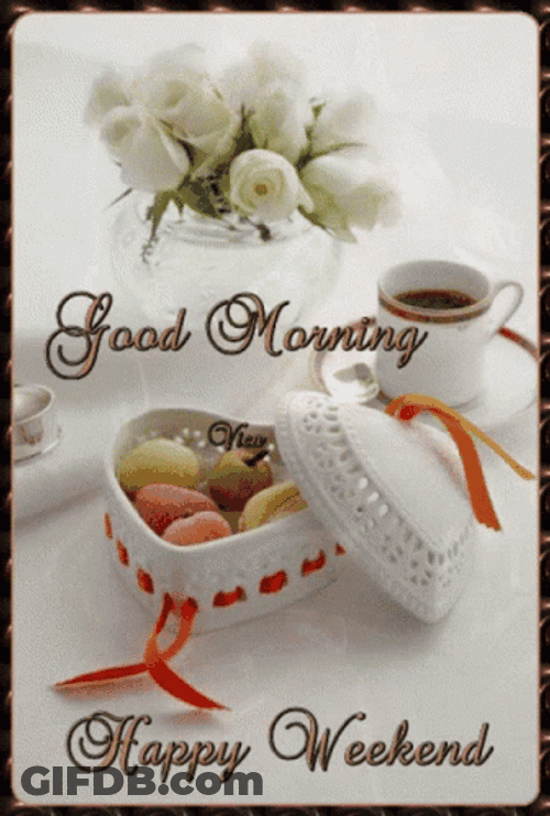 Good Morning Saturday Fruit Breakfast GIF