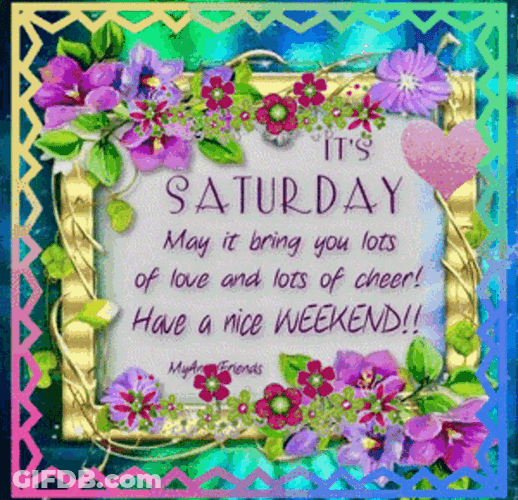 Good Morning Saturday Wishes GIF