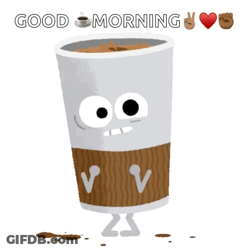 Good Morning Sending Coffee And Good Mojo GIF