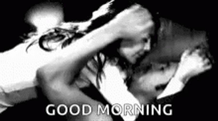 Good Morning Sexy Couple Cuddling GIF