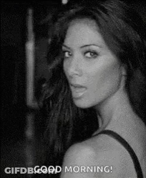 Good Morning Sexy Nicole Scherzinger GIF