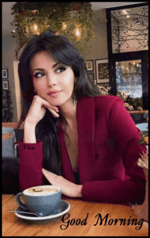 Good Morning Sexy Woman Staring Away GIF