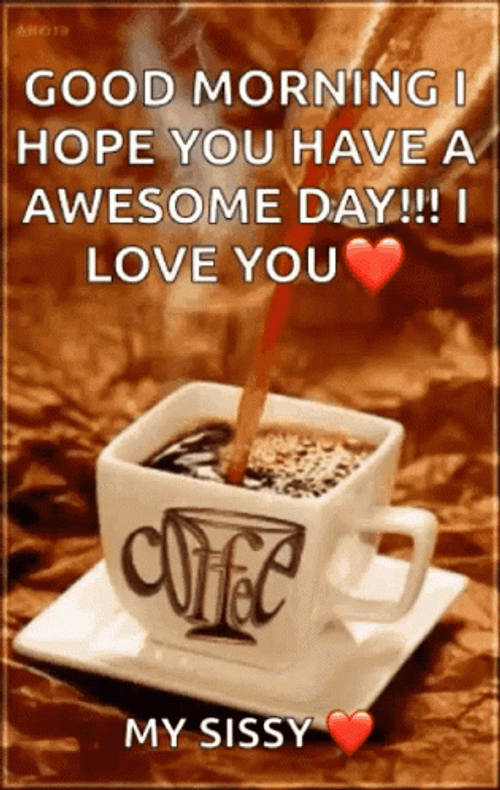 Good Morning Sissy Love You Have  An Awesome Day GIF