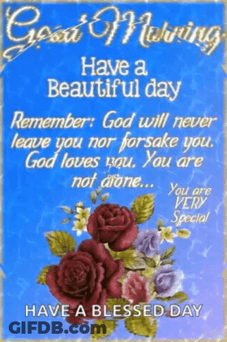 Good Morning Sister And Have A Blessed Day GIF
