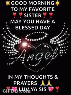 Good Morning Sister Blessings GIF
