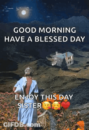 Good Morning Sister Blessings GIF