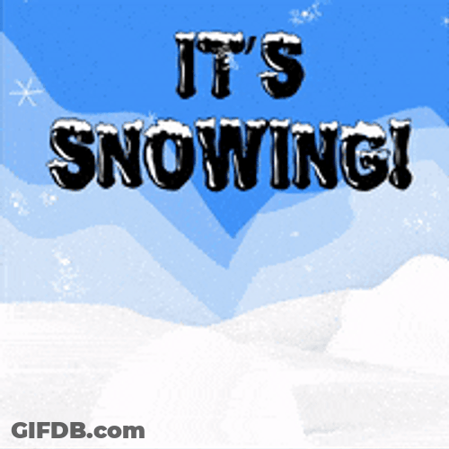 Good Morning Snow It's Snowing Cute Puppy GIF