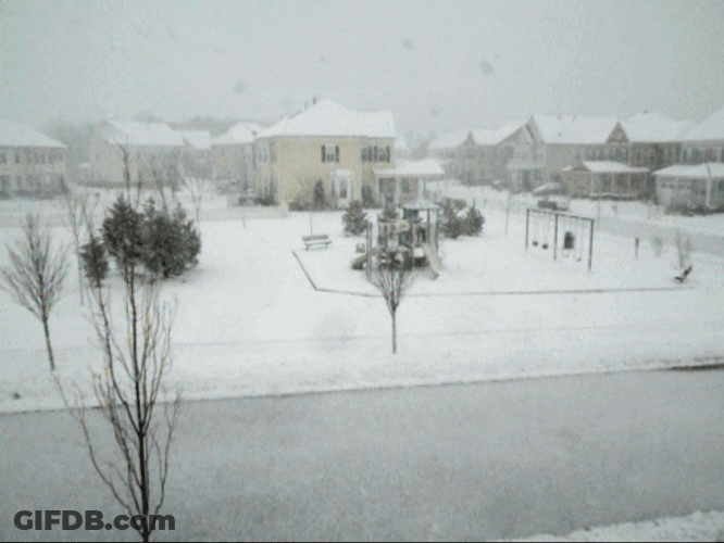 Good Morning Snow Storm Cold GIF