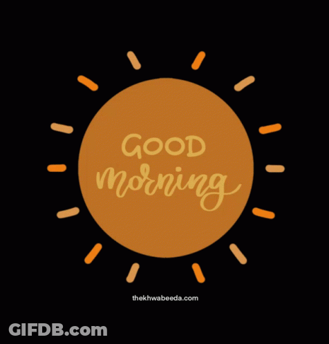 Good Morning Sun GIF