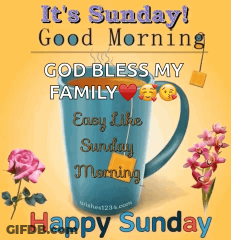 Good Morning Sunday Blessings GIF