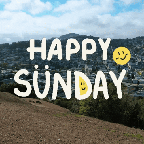 Good Morning Sunday Happy Day Animation GIF