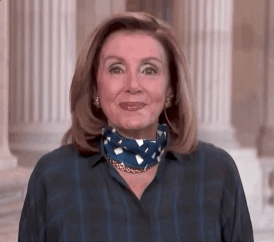 Good Morning Sunday Happy Smiling Nancy Pelosi GIF