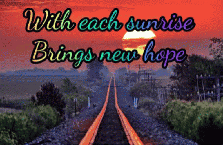 Good Morning Sunrise New Hope Long Road GIF