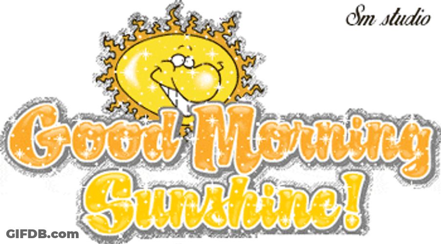 Good Morning Sunshine Big Nose Sun GIF