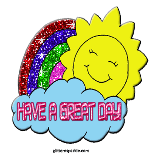 Good Morning Sunshine Rainbow Have A Great Day GIF