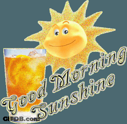 Good Morning Sunshine Sun And Juice GIF
