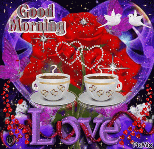 Good Morning Sweetheart Coffee Love GIF