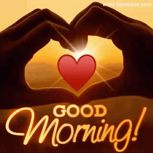 Good Morning Sweetheart Finger Heart GIF