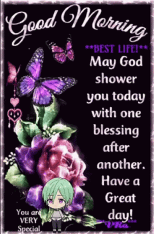 Good Morning Sweetheart May God Shower GIF