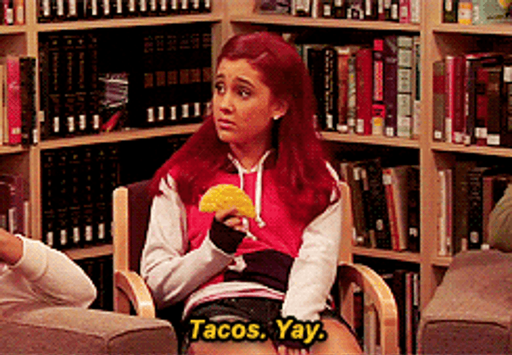 Good Morning Taco Tuesday Ariana Grande Yay GIF