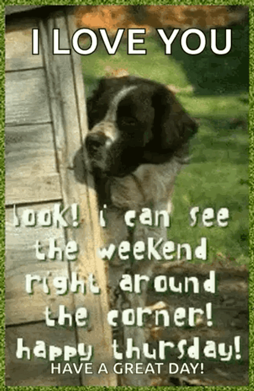 Good Morning Thursday Funny I Love You GIF
