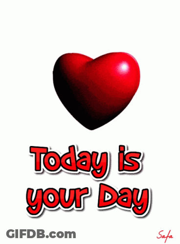 Good Morning Today Is Your Day Greeting Card GIF