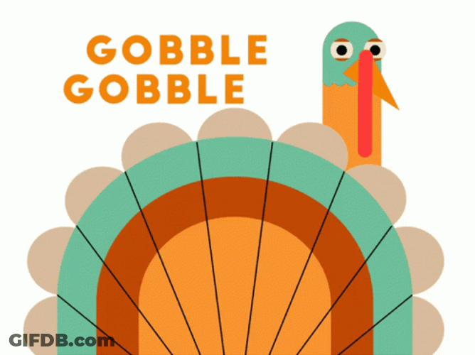 Good Morning Turkey Gobble Gobble GIF
