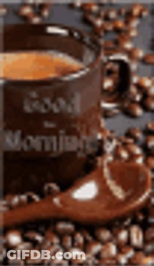 Good Morning Wednesday Coffee Beans Delicious GIF