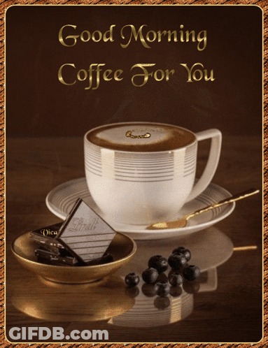 Good Morning Weekend Coffee Cup GIF